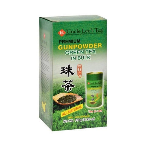 Uncle Lees Teas, Green Tea In Bulk, GUNPOWDER, 5.29 OZ