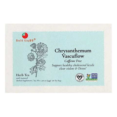 Health King, Chrysanthemum Vascuflow Herb Tea, 20bg