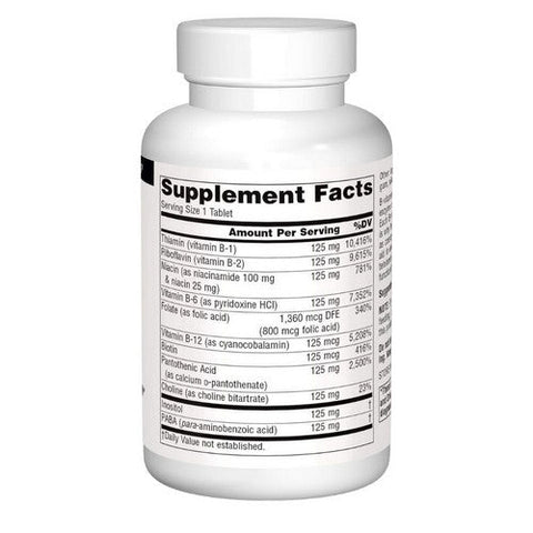 Source Naturals, B-125, 125 mg, 60 Tabs