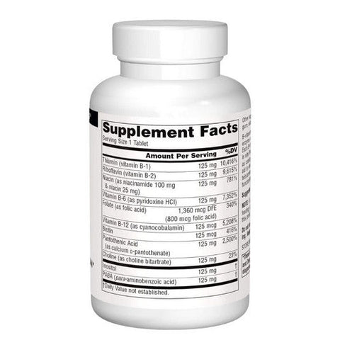 Source Naturals, B-125, 125 mg, 90 Tabs Source Naturals