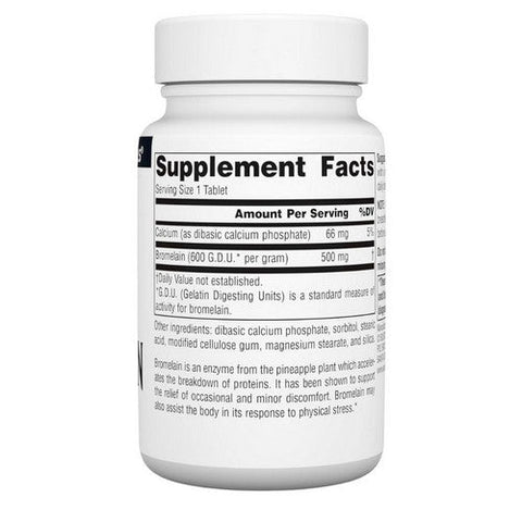 Source Naturals, Bromelain, 500 mg, 60 Tabs Source Naturals