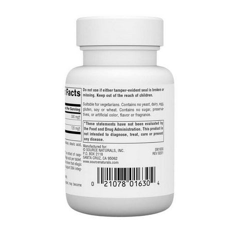 Source Naturals, Ellagic Active, 300 mg, 30 Tabs Source Naturals