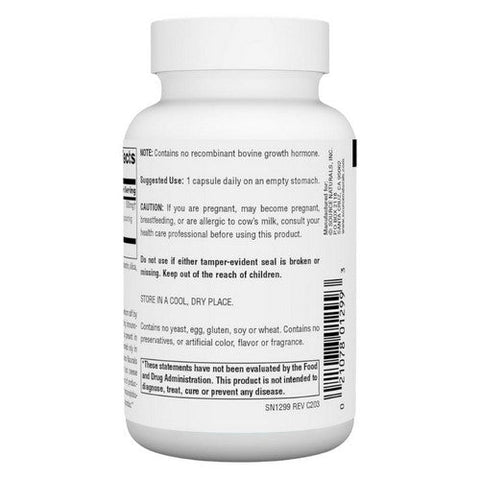 Source Naturals, Colostrum, 500 MG, 60 Caps Source Naturals
