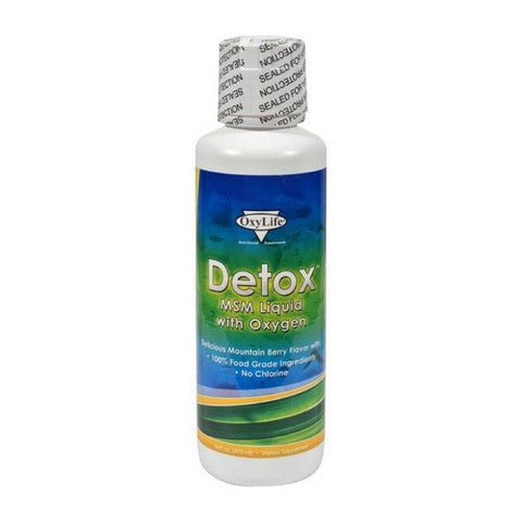 Oxylife Products, Detox Msm Liquid With Oxygen Mountain Berry, 16 Oz Oxylife Products