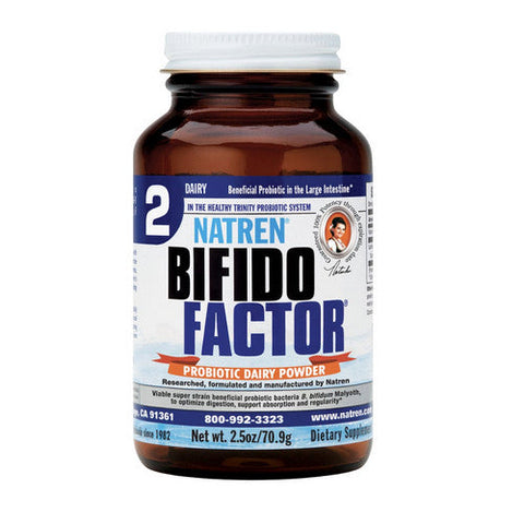 Natren, Bifido Factor, DAIRY, 2.5 OZ Natren