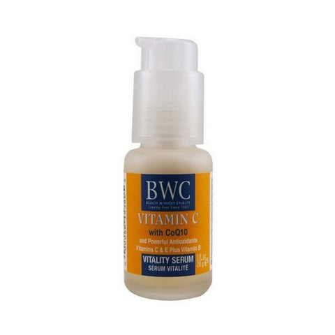 Beauty Without Cruelty, Vitality Serum Vitamin C With CoQ10, 1 oz