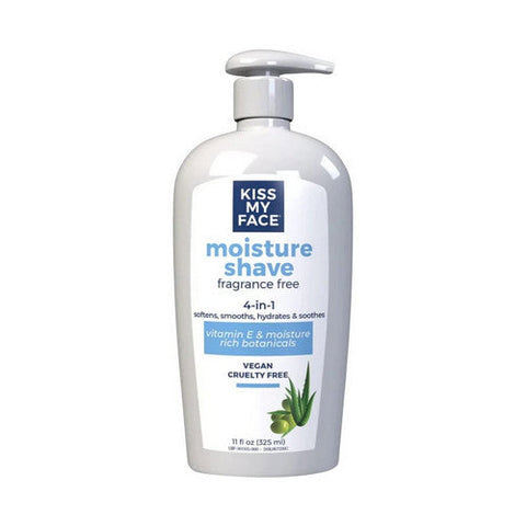 Kiss My Face, 4-in-1 Moisture Shave Lotion Fragrance Free, 11 Oz Kiss My Face
