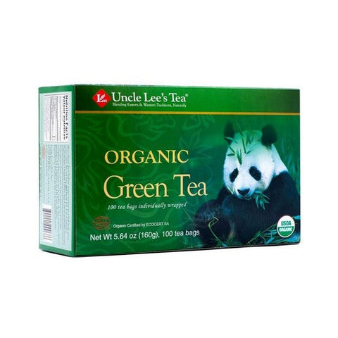 Uncle Lees Teas, Organic Green Tea, 100 Bags