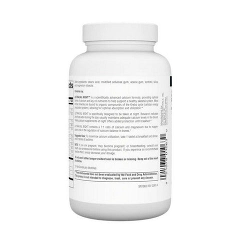 Source Naturals, Ultra-Cal Night Calcium Complex, 120 Tabs