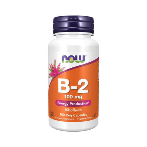 Now Foods, Vitamin B-2, 100 Mg, 100 Veg Caps Now Foods