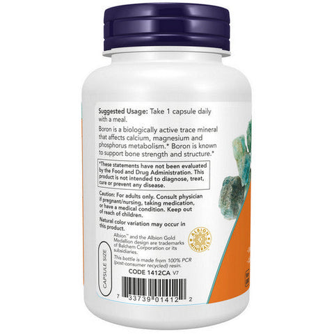 Now Foods, Boron, 3 Mg, 250 Veg Caps Now Foods