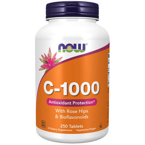 Now Foods, Vitamin C-1000, 250 Tabs Now Foods