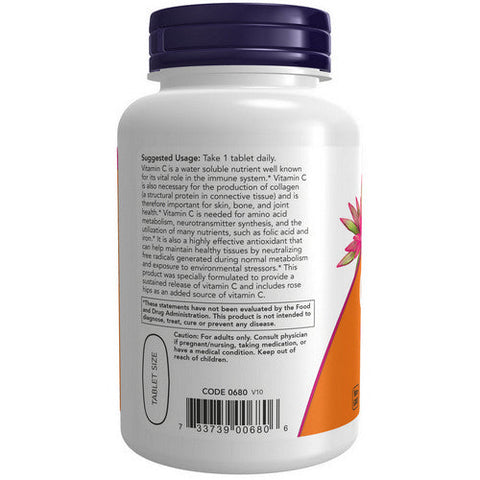 Now Foods, VitaminC-1000, Sustained Release 100 Tabs Now Foods