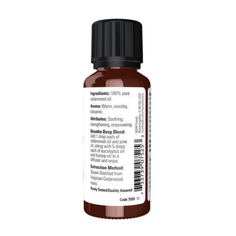 Now Foods, Cedarwood Oil, 1 Oz Now Foods