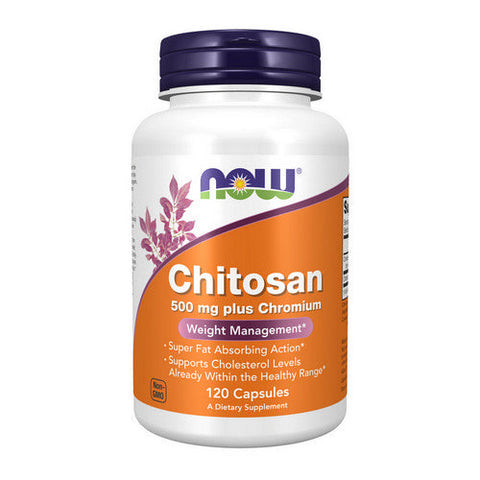 Now Foods, Chitosan plus Chromium, 500 mg, 120 Caps Now Foods