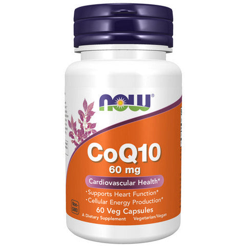 Now Foods, CoQ10, 60 mg, 60 Vcaps Now Foods