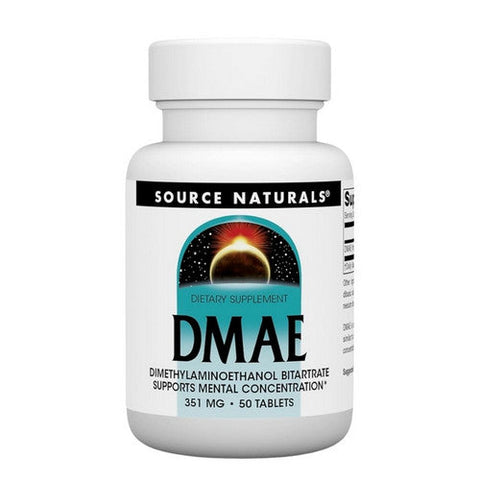 Source Naturals, DMAE, 351 mg, 50 Tabs