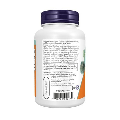 Now Foods, Coral Calcium, 1000 mg, 100 Vcaps