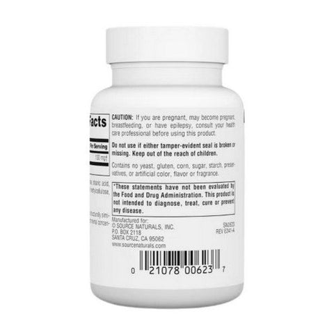 Source Naturals, Dmae Dimethylaminoethanol Bitartrate, 351 mg, 100 Tabs Source Naturals