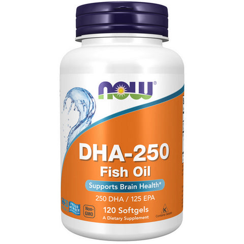 Now Foods, DHA-250, 120 Sgels Now Foods