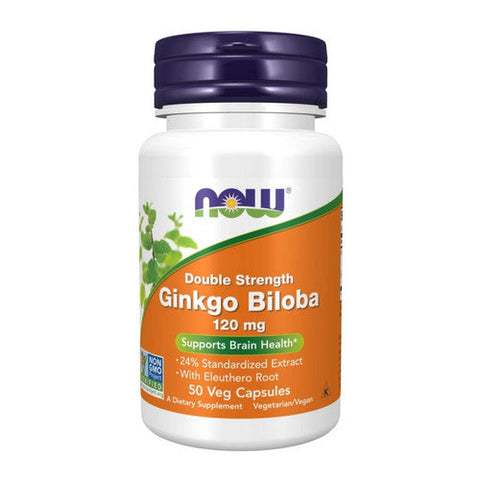 Now Foods, Ginkgo Biloba, 120 mg, 50 Vcaps Now Foods