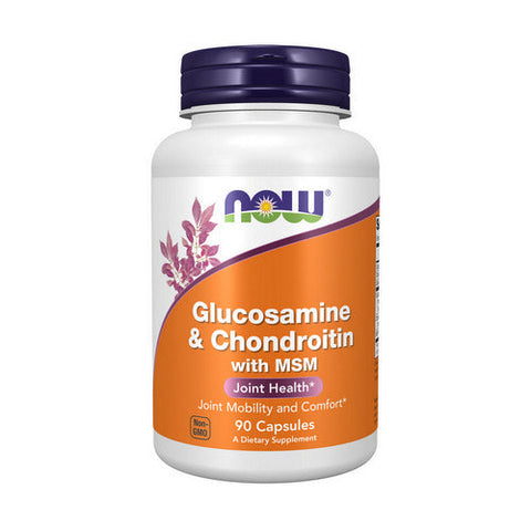 Now Foods, Glucosamine & Chondroitin with MSM, 90 Caps Now Foods