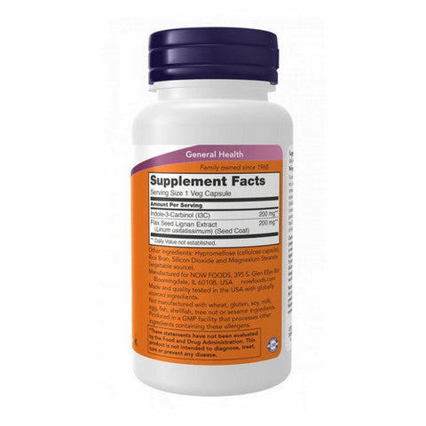 Now Foods, Indole-3-Carbinol (I3C), 200 Mg, 60 Veg Caps Now Foods