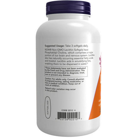 Now Foods, Lecithin, 1200 mg, 200 Sgels Now Foods