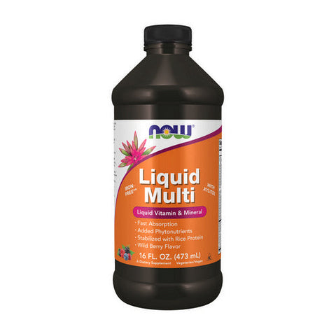 Now Foods, Liquid Multi, 16 FL OZ -BERRY FLAVOR