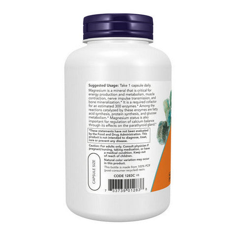 Now Foods, Magnesium, 400 mg, 180 Caps