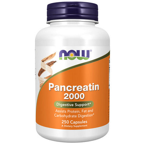 Now Foods, Pancreatine, 200 mg, 250 Caps Now Foods