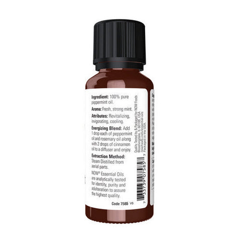 Now Foods, Peppermint Oil, 1 OZ