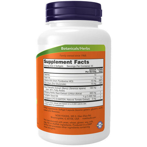 Now Foods, Prostate Support, 90 Sgel