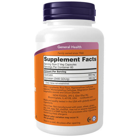 Now Foods, Quercetin, 120 Vcaps