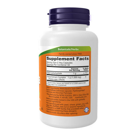 Now Foods, Yucca, 500 mg, 100 Caps Now Foods