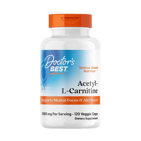 Doctors Best, Best Acetyl L-Carnitine, 500 Mg, 120 Veg Caps Doctors Best