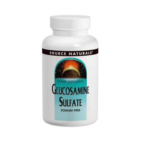 Source Naturals, Glucosamine Sulfate Sodium Free, 500 mg, 60 Tabs Source Naturals