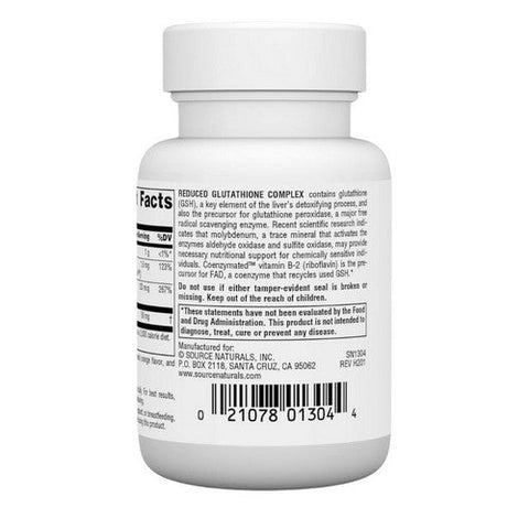 Source Naturals, Glutathione, Orange flavor, 50 mg, 50 Tabs Source Naturals