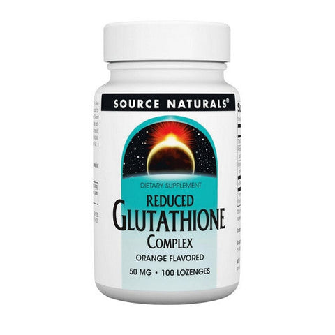 Source Naturals, Glutathione, Orange flavor, 50 mg, 100 Tabs