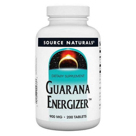 Source Naturals, Guarana Energizer, 900 MG, 200 Tabs Source Naturals