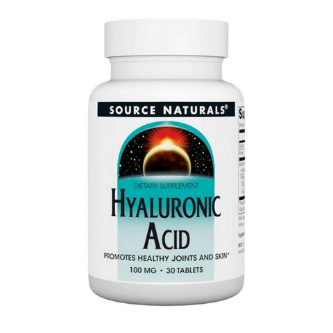 Source Naturals, Hyaluronic Acid, 100 mg, 30 Tabs Source Naturals