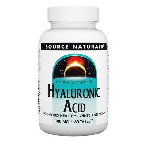Source Naturals, Hyaluronic Acid, 100 mg, 60 Tabs Source Naturals