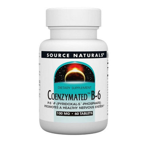 Source Naturals, Coenzymated B-6, 100 mg, 60 Tabs Source Naturals