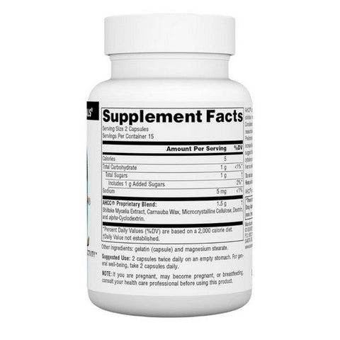 Source Naturals, Ahcc, 750 mg, 30 Caps Source Naturals