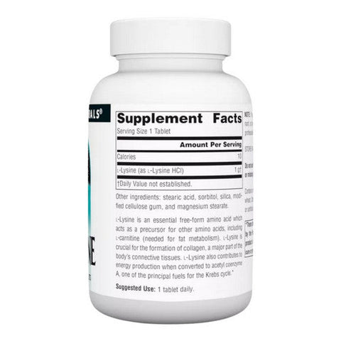 Source Naturals, L-Lysine, 1000 mg, 50 Tabs Source Naturals