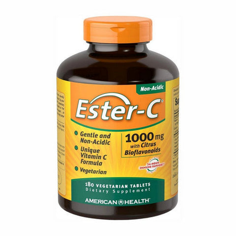 American Health, Ester-C With Citrus Bioflavonoids, 1000 mg, 180 Veg Tabs American Health