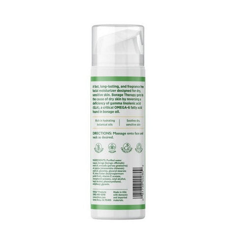 Shikai, BorageTherapy Facial Moisturizer, Facial 24-hour Repair Cream 3 Fl Oz