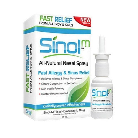 Sinol, Sinol-M Allergy/Sinus Relief Nasal Spray, Allergy 15 Ml Sinol
