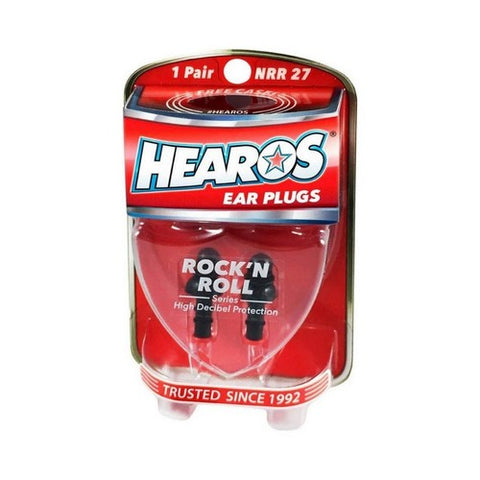 Hearos, Earplugs Rock 'N Roll Series With Free Case, 2 Pc