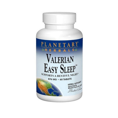 Planetary Herbals, Valerian Easy Sleep, 900 Mg, 60 Tabs Planetary Herbals